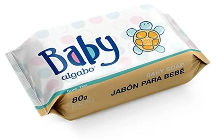 ALGABO BABY JABON PASTILLA FLOW PACK X 80GR
