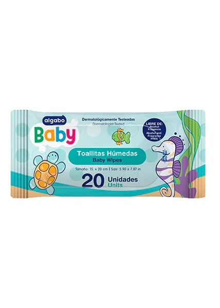 ALGABO BABY TOALLITA HUMEDA X 20U