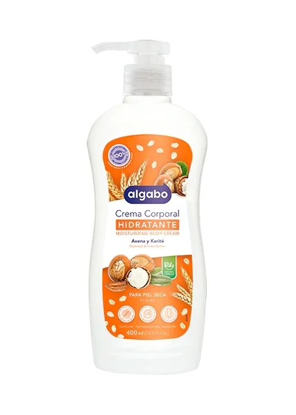 ALGABO CREMA BODY HIDRATANTE C/VALVULA X 400GR (NARANJA)