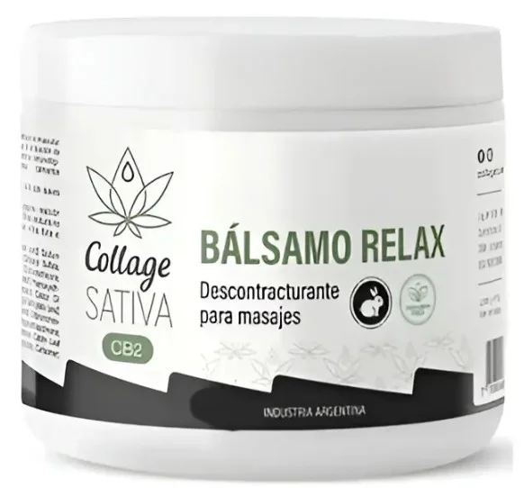 COLLAGE CREMA MASAJES SATIVA BALSAMO RELAX 250CC