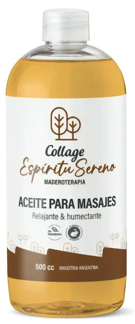 COLLAGE ACEITE P/MASAJES ESPIRITU SERENO X 500 ML