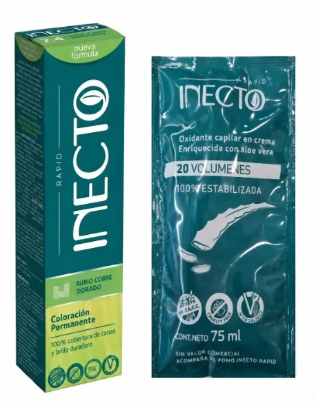 INECTO RAPID COLORACION N° 8.30 RUBIO CLARO ORO SOLEADO 50GR
