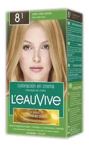 LEAUVIVE COLORACION Nº 8.1 RUBIO CLARO CENIZA