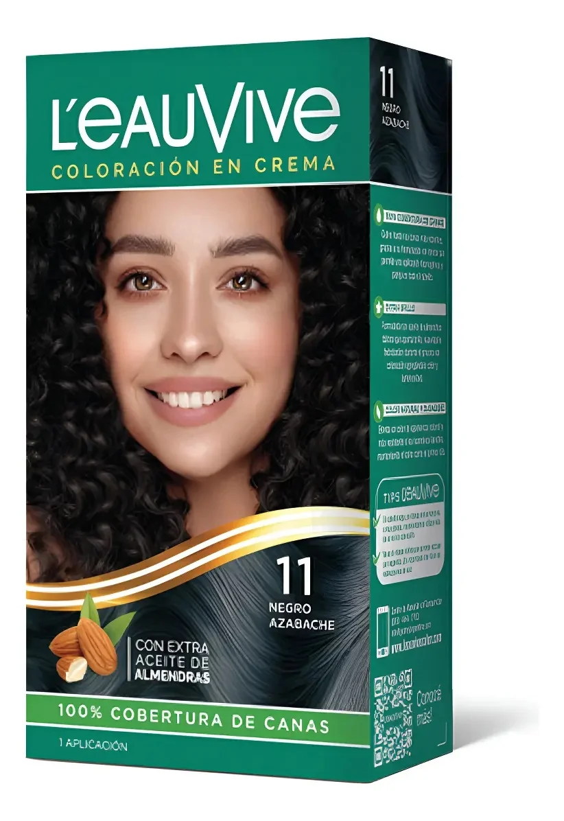 LEAUVIVE COLORACION Nº 11 NEGRO AZABACHE