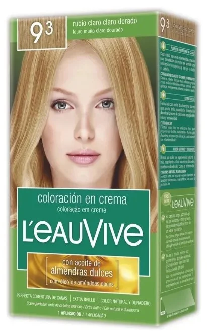LEAUVIVE COLORACION Nº 9.3 RUBIO CLARO CLARO DORADO