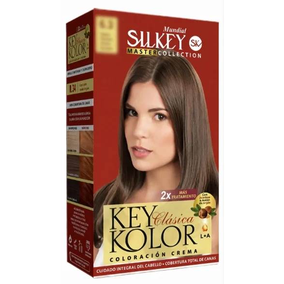 SILKEY COLORACION KIT Nº 7.11 RUBIO MEDIANO CENIZA