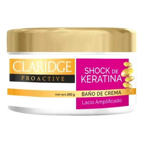 CLARIDGE BAÑO CREMA SHOCK KERATINA X 250ML