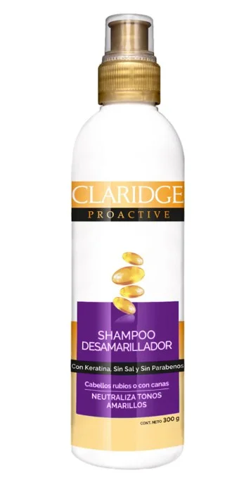 CLARIDGE SHAMPOO DESAMARILLANTE X 300ML