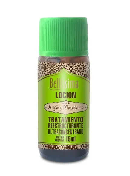 BELLISSIMA ARGAN Y MACADAMIA AMPOLLA CREMOGENA X 15 ML