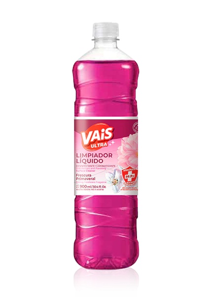 VAIS LIMPIADOR LIQUIDO FRESCURA PRIMAVERAL X 900 ML