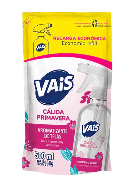 VAIS PERFUMANTE TELA CALIDA PRIMAVERA D/P X500ML