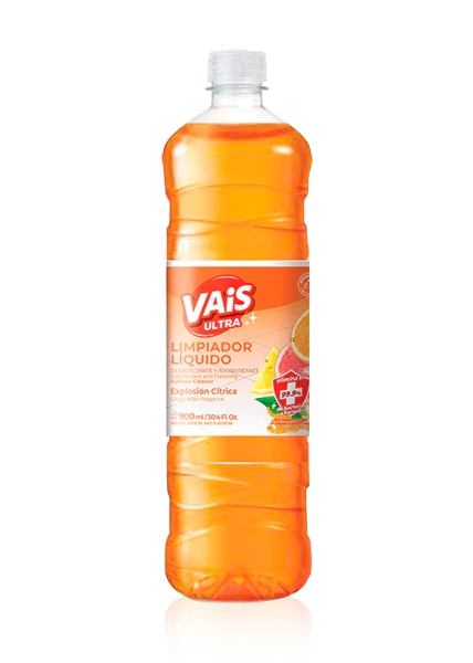 VAIS LIMPIADOR LIQUIDO EXPLOCION CITRICA X 900 ML