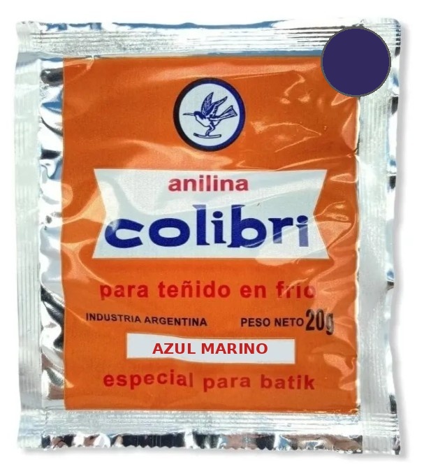 COLIBRI ANILINA P/ALG AZUL MARINO X 20G