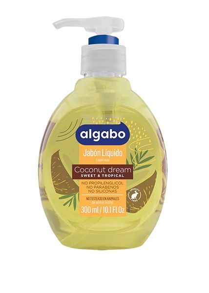 ALGABO JABON LIQ COCONUT C/VALVULA X 300ML