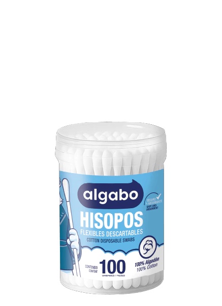 ALGABO HISOPOS TUBO X 100U