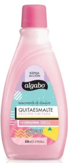 ALGABO QUITAESMALTE C/KERATINA X50 CC